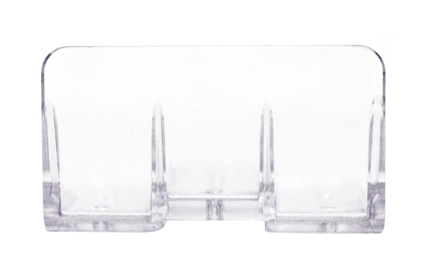 Clear Plastic Jumbo Rocky Snow & Ice Roof Guards with Minor Rib Straddling Step Prevents Sliding Snow Ice Buildup