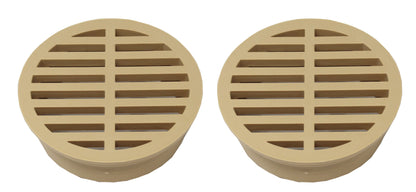 4" Outdoor Round Flat Drain Grate Cover