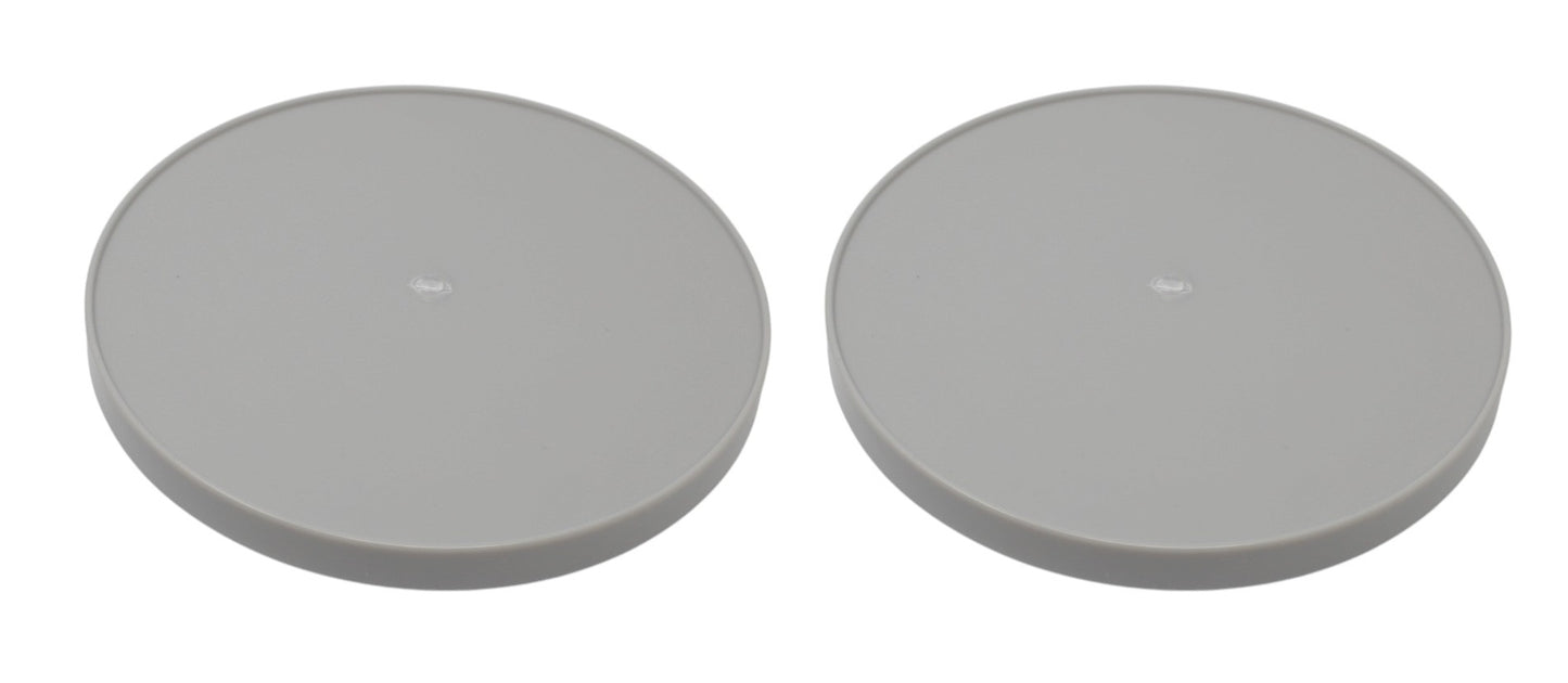 7-inch Grey Plastic Meter Hub Closing Plate Cover