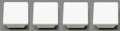 Tubing Caps 2" Square Plastic - Heavy Duty Plastic Plug Cap Insert 2x2 10-14 Tube Pipe Post