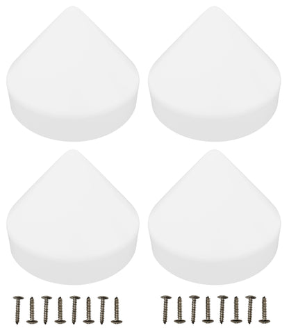 4 Pack Cone Marine Dock Piling Caps, Dock Pylon Cover Caps for Marine Boat Docks, Floating Docks, Piers,