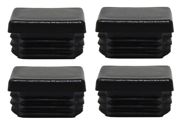 Buy 1-1/4 Square Black Tubing Caps | Plastic Finishing Plugs – JSP ...