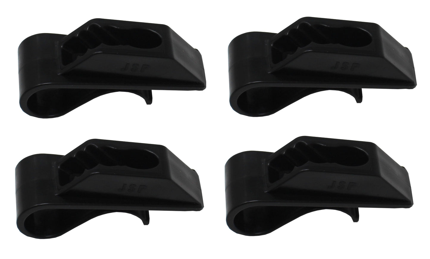 Black or White Plastic Fender Hanger Adjuster Clip for 1" Round Boat Rails Quick Adjust Bumpers