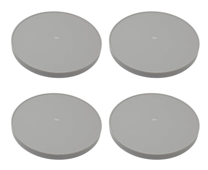 7-inch Grey Plastic Meter Hub Closing Plate Cover