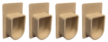 1" Plastic Universal End Plug for Deck Drains