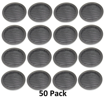 4" Round Plastic Louver Soffit Air Vent Reptile Screen Grille Cover