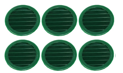 2.5" Round Plastic Louver Soffit Air Vent Reptile Screen Grille Cover