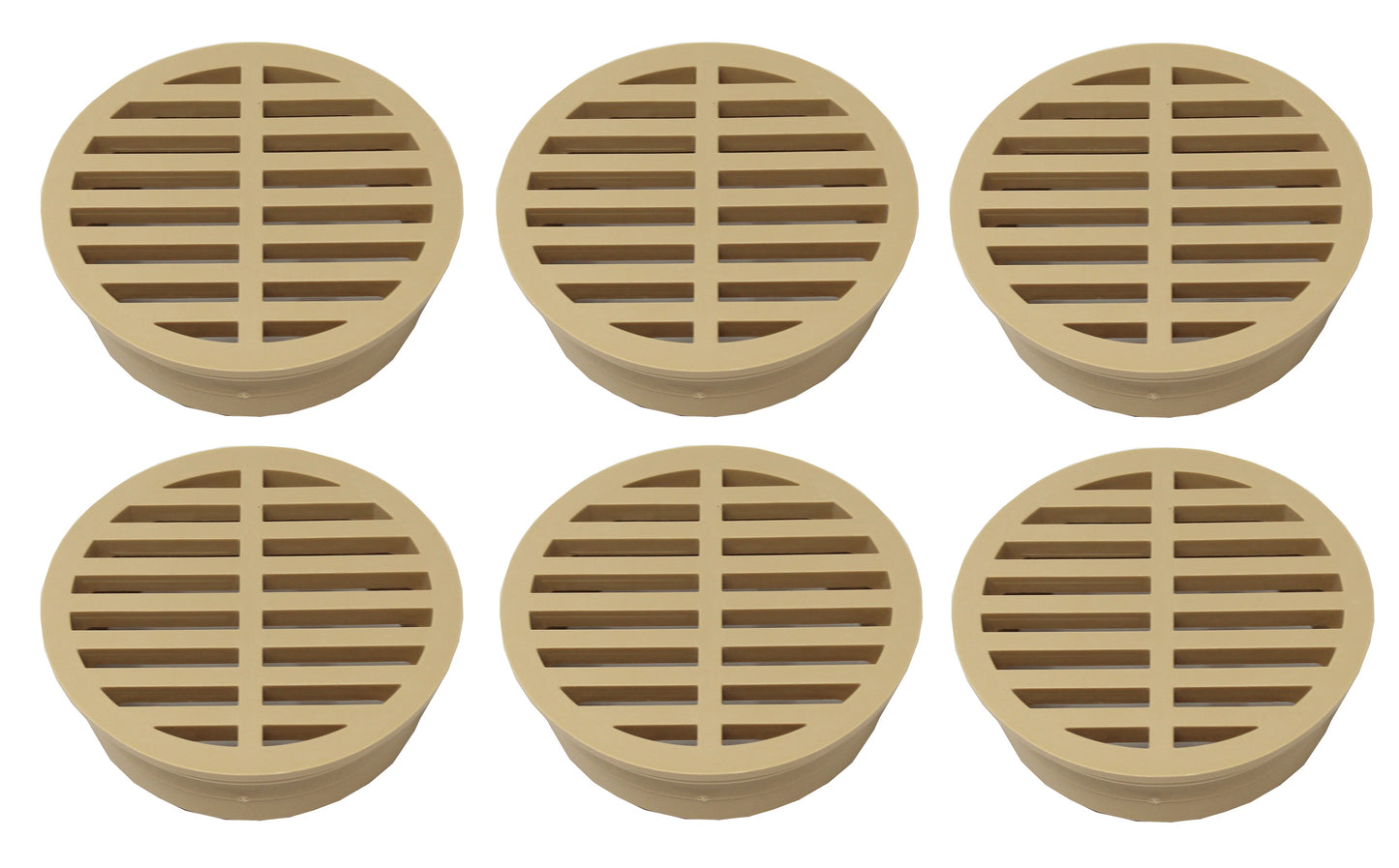 4" Outdoor Round Flat Drain Grate Cover