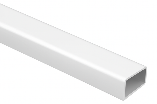 2"x3.5" Vinyl Picket Fence Rails Blank Rail