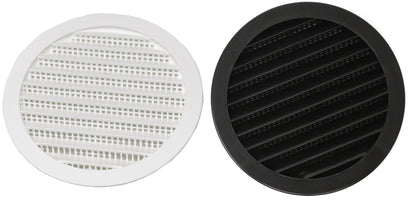 5" Round Plastic Louver Soffit Air Vent Reptile Screen Grille Cover