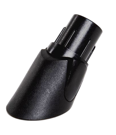 Adjustable Baluster Connector for Tube Posts – 3/4" Metal Balusters, 29°–45° Angles, Durable Black Polypropylene for Decks & Stairs