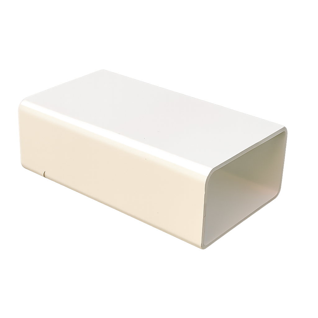 2"x3.5" Vinyl Picket Fence Rails Blank Rail