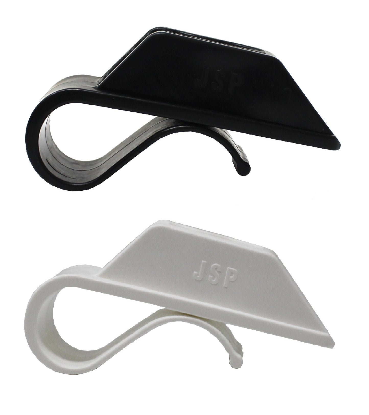Black or White Plastic Fender Hanger Adjuster Clip for 1" Round Boat Rails Quick Adjust Bumpers