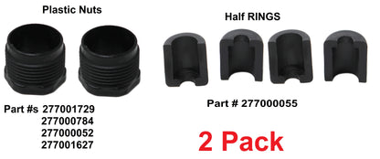 Aftermarket SeaDoo Steering Reverse Cable Plastic Lock Nut Kit 277001729 277000055 Multi-Pack