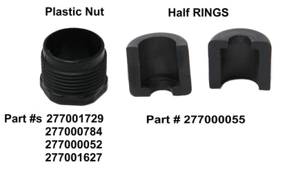 Aftermarket SeaDoo Steering Reverse Cable Plastic Lock Nut Kit 277001729 277000055 Multi-Pack