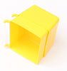 Small Plastic Yellow Pegboard Storage/Part Bins