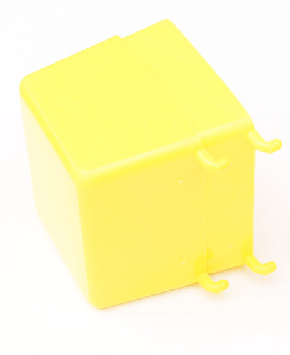 Small Plastic Yellow Pegboard Storage / Parts Bins -10 Pack