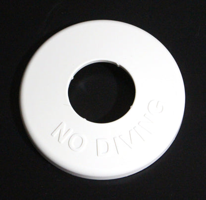 Pool & Spa Ladder, Hand Rail Escutcheon Plate Cover Replace Hayward SP1041 NO DIVING