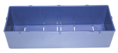 Heavy Duty Blue Peg Board Storage Bin - Parts Storage Bins Hooks to Peg Tool Board Workbench Craft
