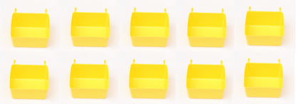 Small Plastic Pegboard Storage/Parts Bins - Multi-Color/Quantity Pick a Pack