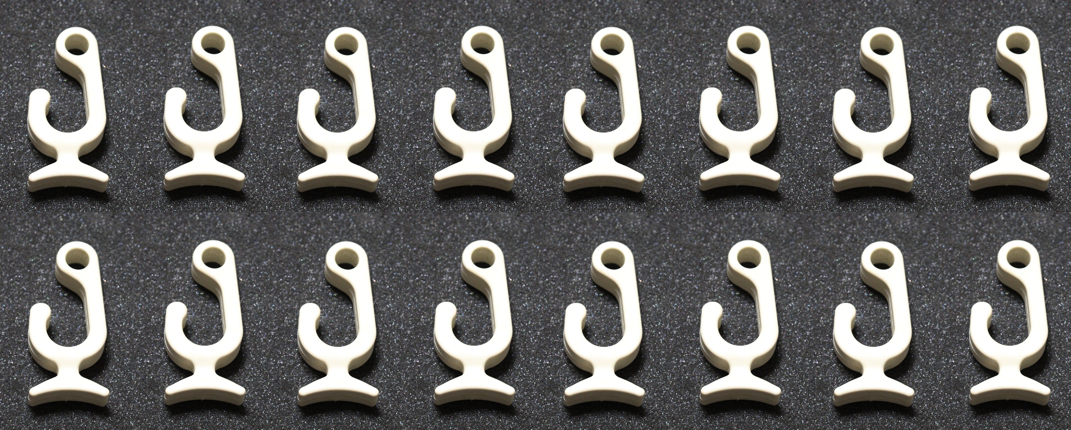 JSP Marine Boat Fender Clips - 7/8" Rail Mount Hangers For Bumpers And Accessories