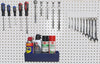 Heavy Duty Peg Board Storage Bin - Parts Storage Bins Hooks to Peg Tool Board Workbench Craft
