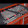 Low Profile Plastic 30 Tool Wrench Organizer Rail 4-Piece Set - Multi-Colors (Black or Red) JSP