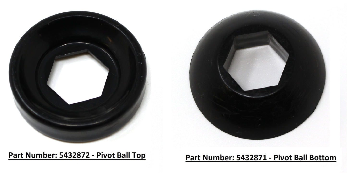 Aftermarket Polaris Strut Shock Pivot Ball Replacement Kit - Top & Bottom OEM # 5432872 5432871