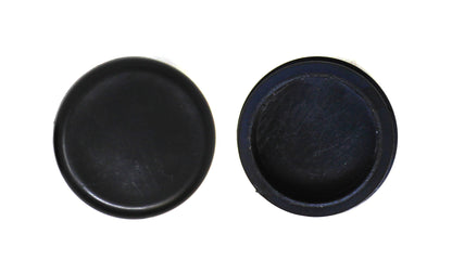 Tubing Caps 1.5" Round Black Plastic Tubing Hole Plug End Cap, 1.5 inch OD Tube Pipe Cover Plug