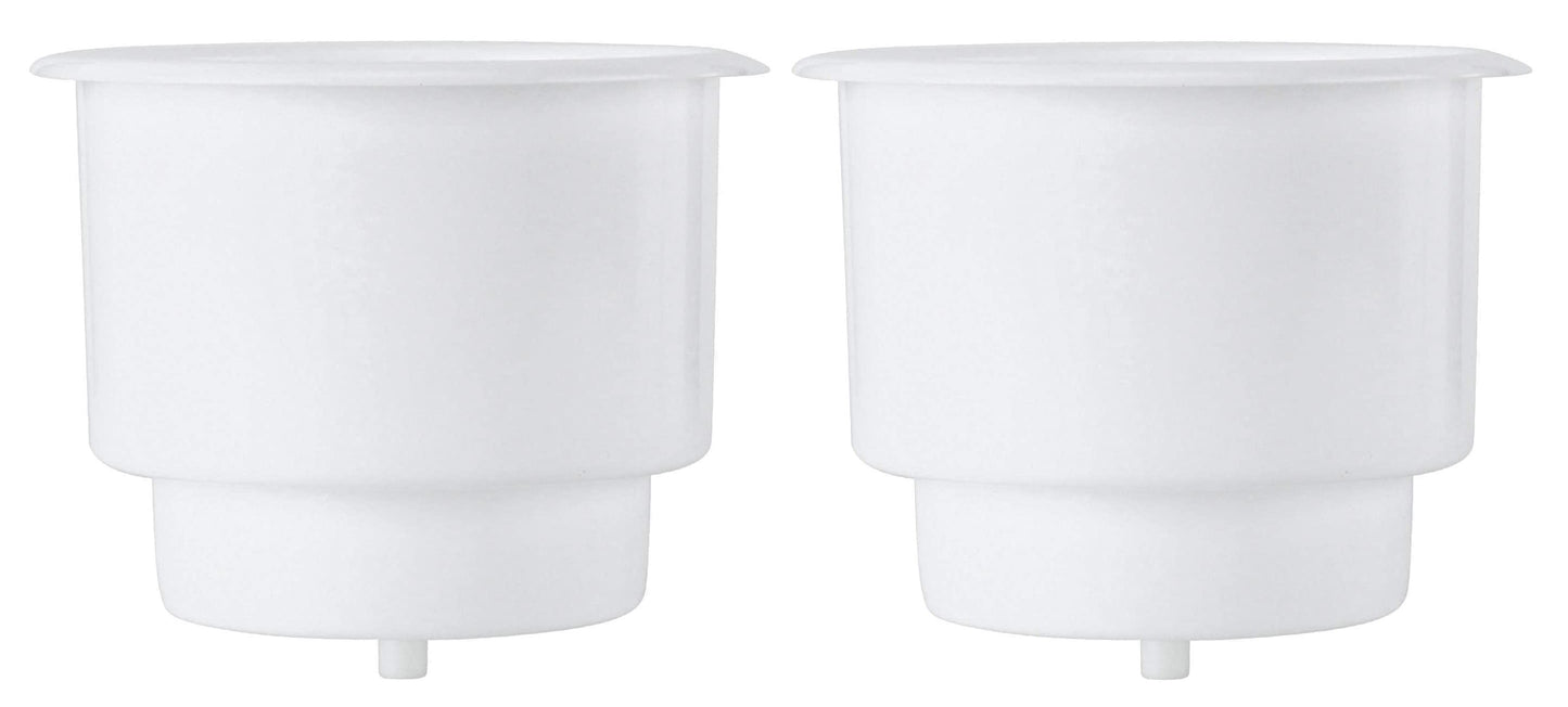 Recessed Drop-in Plastic Jumbo Cup Drink Can Holder with Drain Hole 1/4"