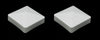 4x4 True (100mm x 100mm) Plastic Pyramid Fence Post Cap Black or White Multiple Quantities for True Actual 4" x 4" Vinyl or Wood Posts