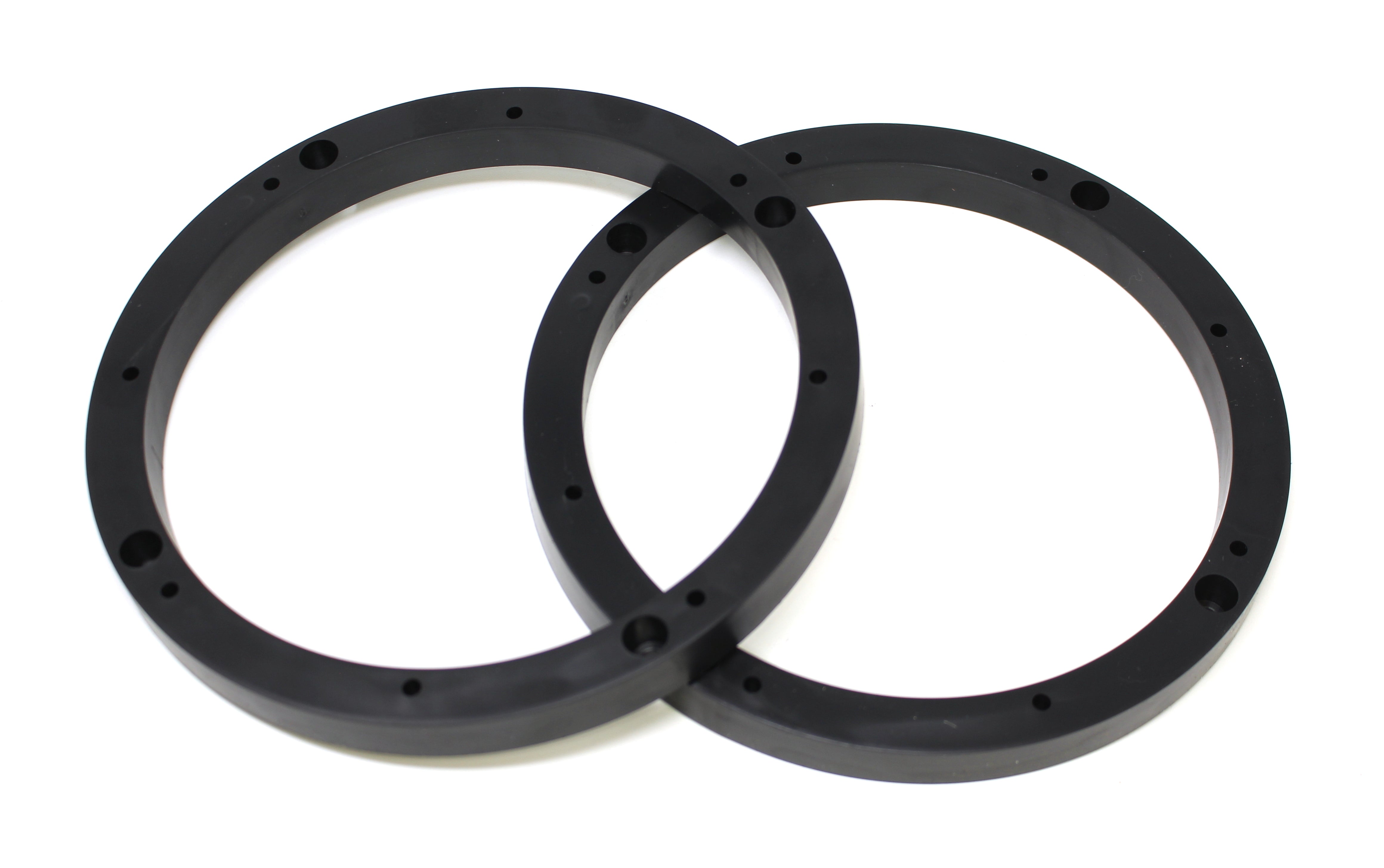 Unique Bargains Car Speaker Spacer Ring Transparent Acrylic 2 inch