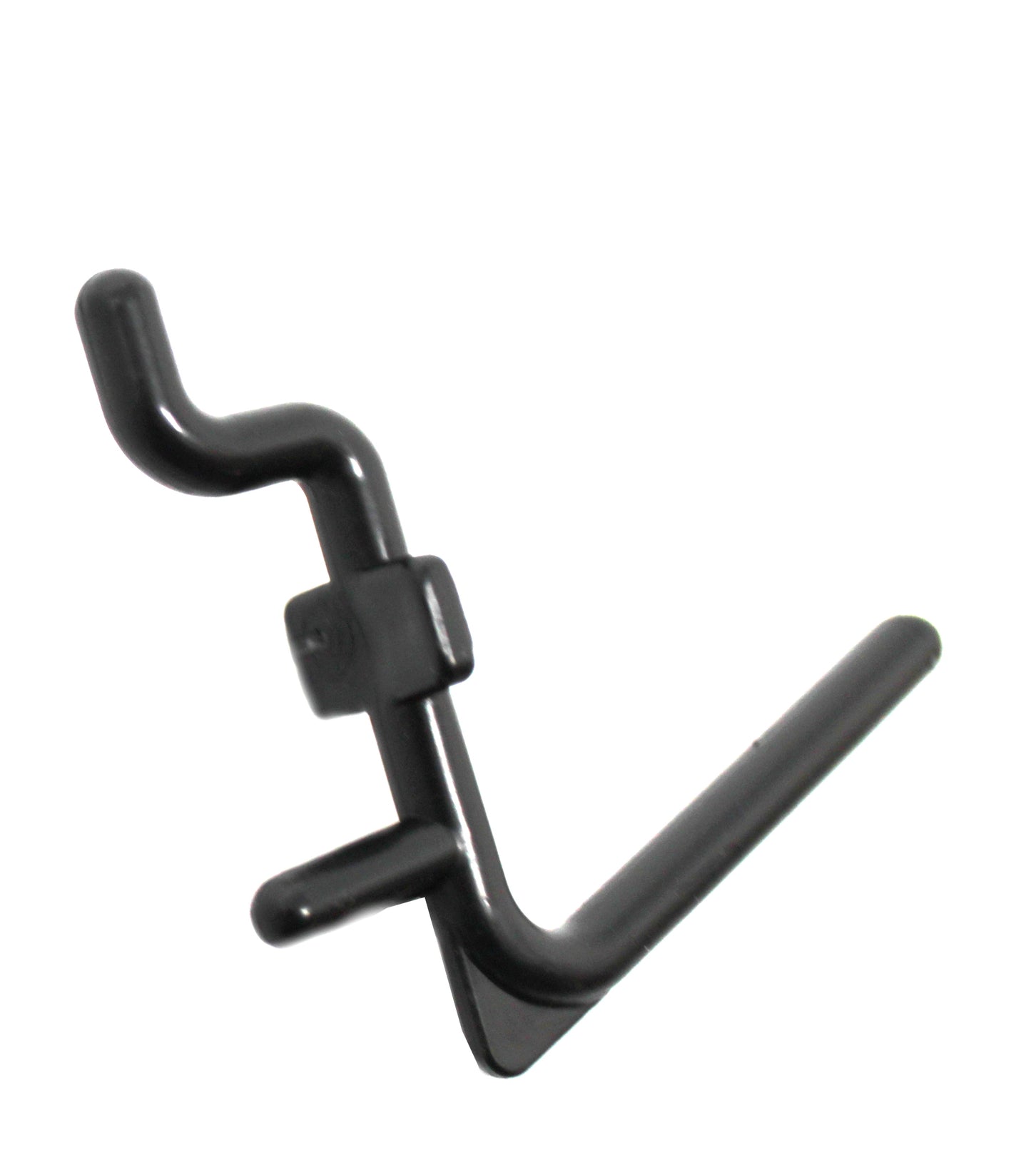 NON-Locking L Style Black Plastic Pegboard Hooks Plastic Pegboard Hooks - Crafts / Tools