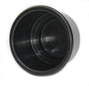 3 5/8 Black Jumbo Cup Recessed Drop in for Boat RV Car Truck Pool Table Sofa Inserts Large Size