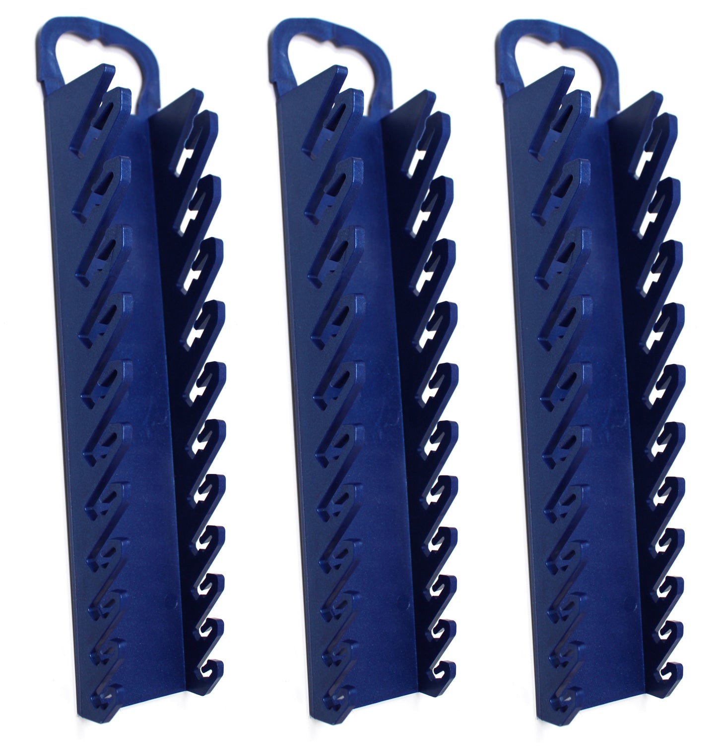 11-Tool Plastic Portable Wrench Gripper Organizer Holder Tray for Stubby or Line Wrenches
