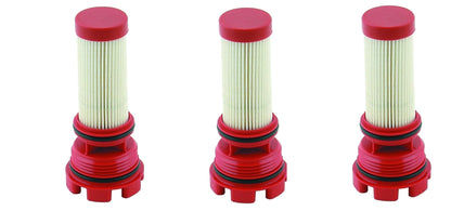 Aftermarket Red Fuel Filter for Mercury Optimax Verado Sierra Replaces 35-884380t/35-8m0020349