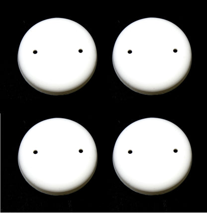 Plastic 1.5-inch Wrought Iron Patio Furniture Glide Caps