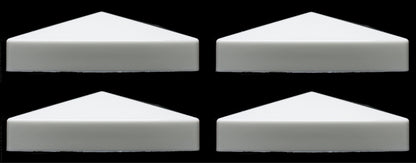 6x6 True (155mmx155mm) Pyramid Vinyl Fence Post Cap Black, Grey, Tan or White for True Actual 6"x 6" Posts