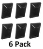 4x6 Nominal (3-5/8"x 5-5/8") Black Fence Post Caps  Multi-pack Wholesale Bulk Pricing Fits Treated Posts 4 x 6 Nominal Fence Post Caps BLACK JSP Manufacturing