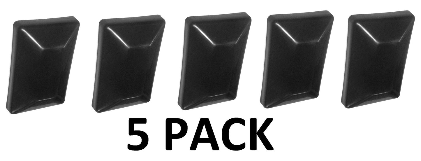 4x6 Nominal (3-5/8"x 5-5/8") Black Fence Post Caps Fits Treated Posts 4 x 6 Nominal Fence Post Caps BLACK