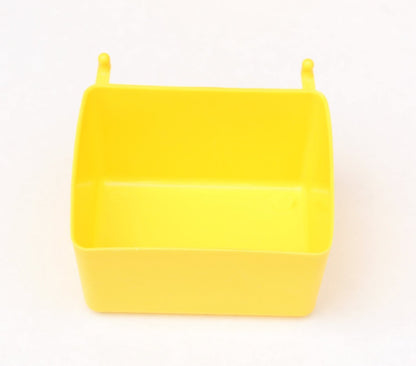 16 Piece Pegboard Plastic Bin and Plastic Tool Holder Kit  (6) Red & (6) Yellow bins Plus (4) Tool holders