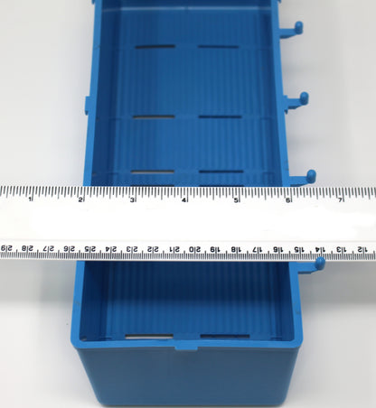 Heavy Duty Black Peg Board Storage Bin - Parts Storage Bins Hooks to Peg Tool Board Workbench Craft