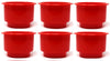 Red 3-5/8 Jumbo Cup Recessed Drop in for Boat RV Car Truck Pool Table Sofa Inserts Large Size