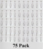 J Style White Plastic Locking Pegboard Hooks Plastic Locking Pegboard Hooks - Crafts / Tools - Multi-Quantity packs