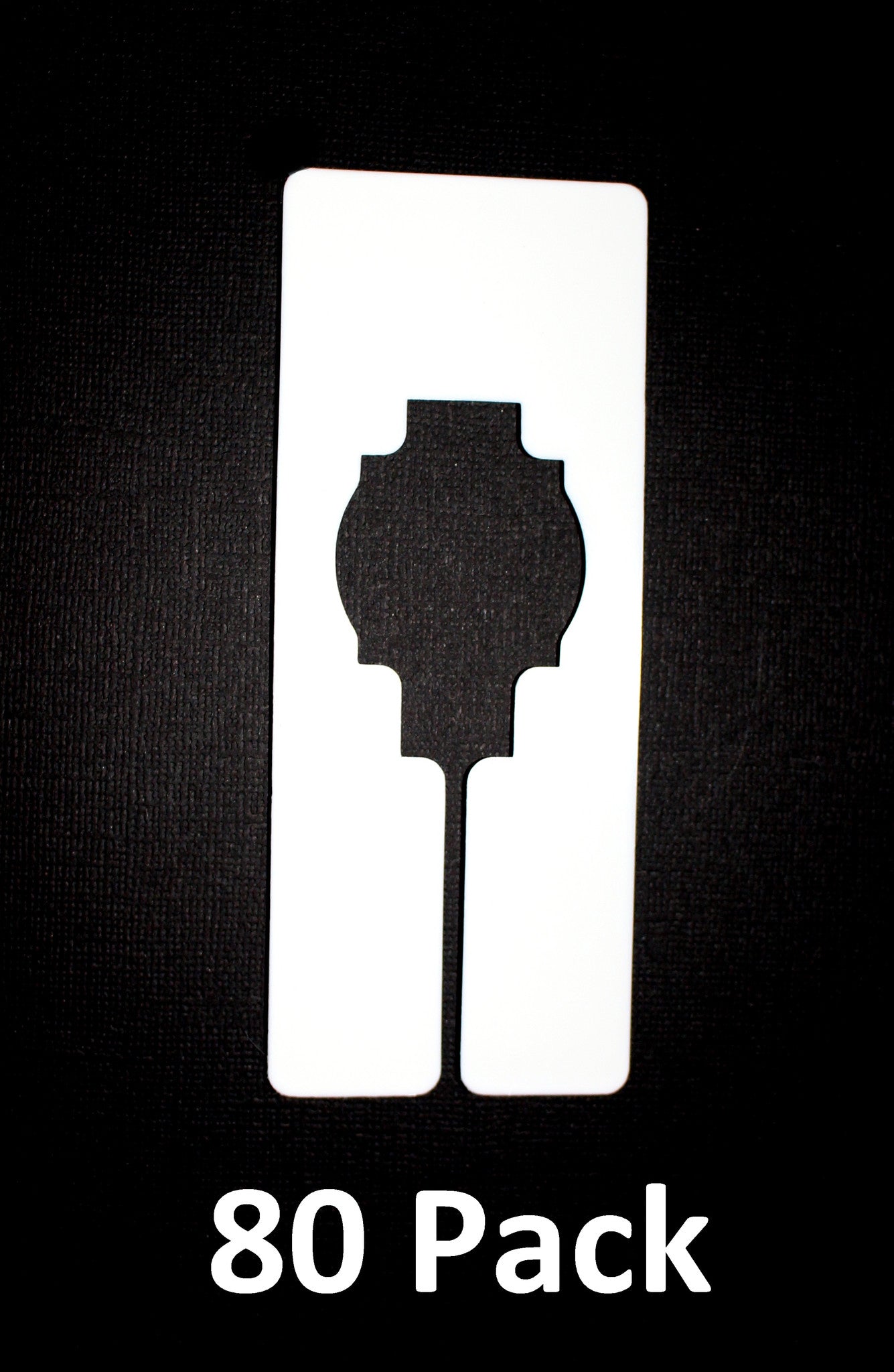 Store Display Dividers For Clothing 80-Pack Plastic White Blank - Foto 5