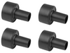 Conversion Adapter Wet Dry Shop Vac Fits Ridgid Craftsman Hose 2-1/2" to 1-1/4"