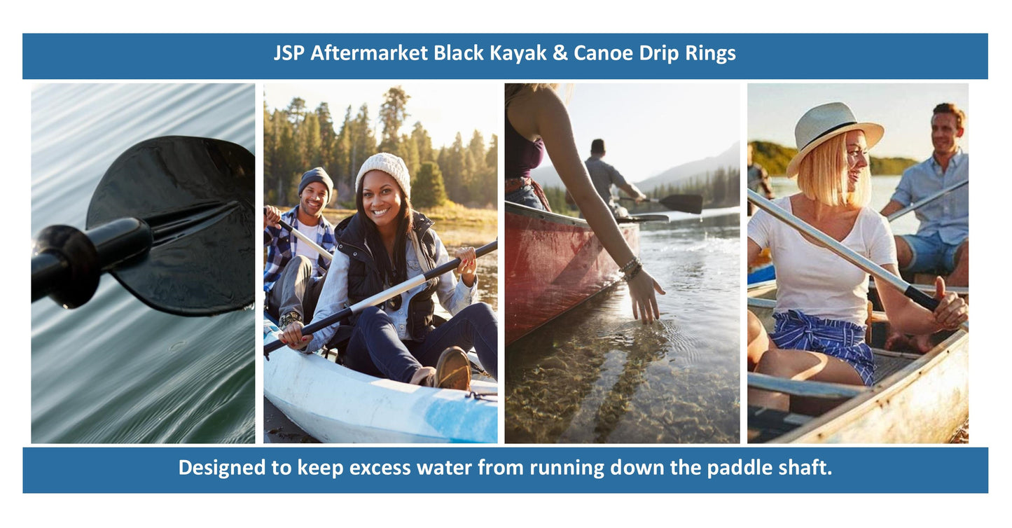 Kayak Drip Rings Universal fit for Kayak and Canoe Paddles Multi-pack