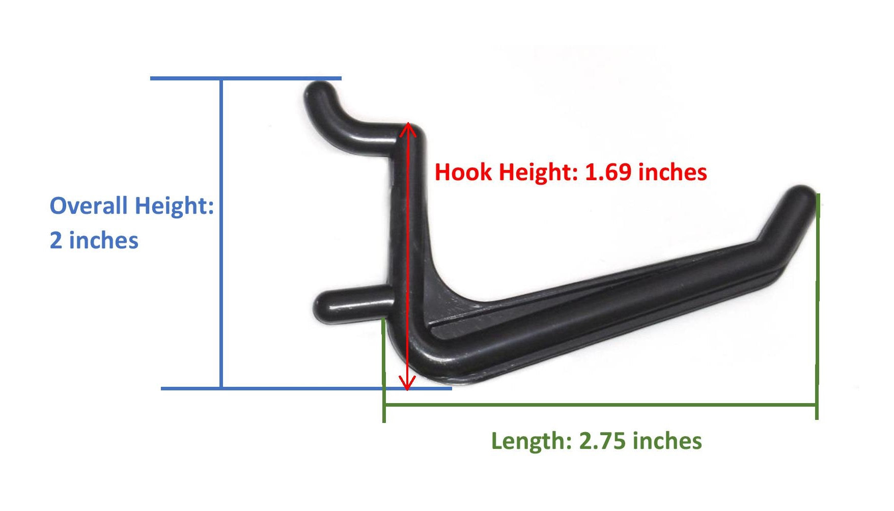 50 Pack Jumbo Pegboard Hooks Black Garage Tools Storage 50 Pack Jumbo Pegboard Hooks Black Garage Tools Storage