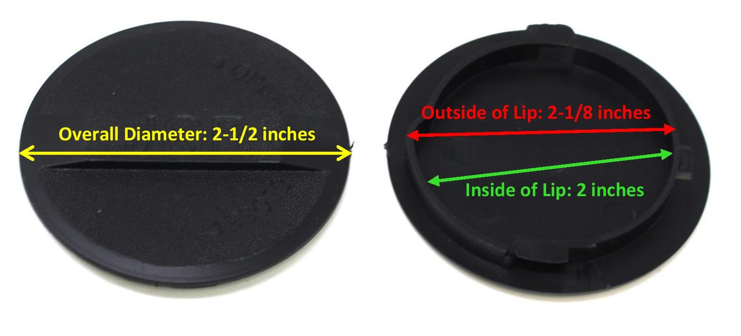 Aftermarket UFP Plastic Outer Member Cap 2-1/2 inch Diameter 32547 fits A60 A70 A84 A75
