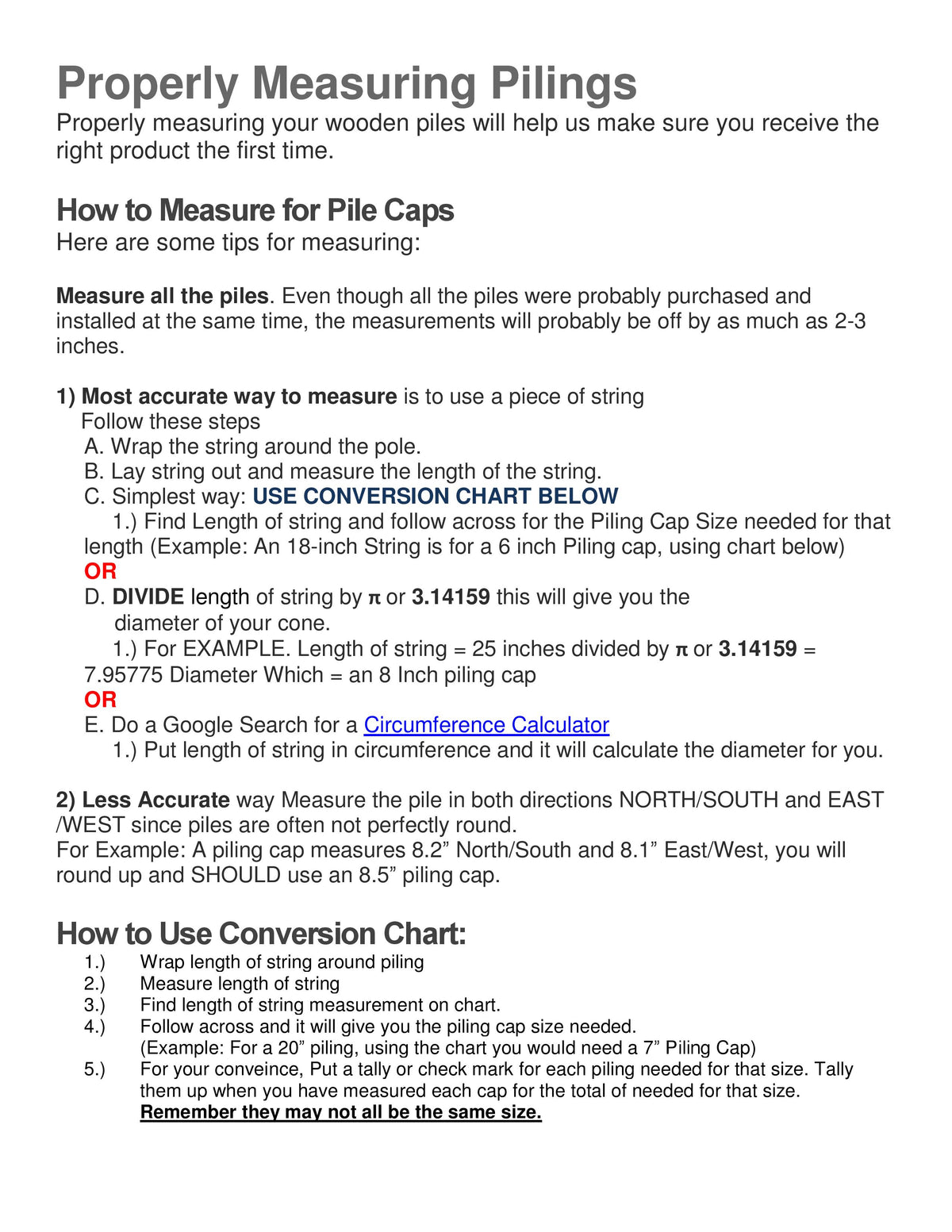 White Cone Style Marine Piling Caps Black or White 4 -16 Inch – JSP ...